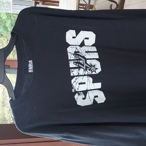 NBA SPURS long sleeve t- Shirt, Size XL, 100% Cotton